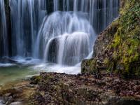 Aufprallkaskade im Weiße Achen Wasserfall